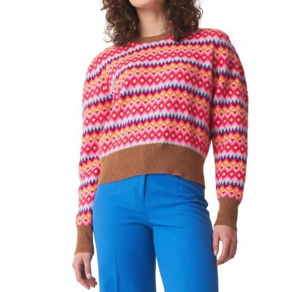 Sweater By Brodie In Animal Print, Size: S main image 1